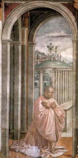GHIRLANDAIO, Domenico Portrait of the Donor Giovanni Tornabuoni China oil painting art